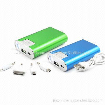 5V/2.1A Double USB Charging Ports Power Banks, Charging Fast, 5V/1A Input, 78*21*150mm Size